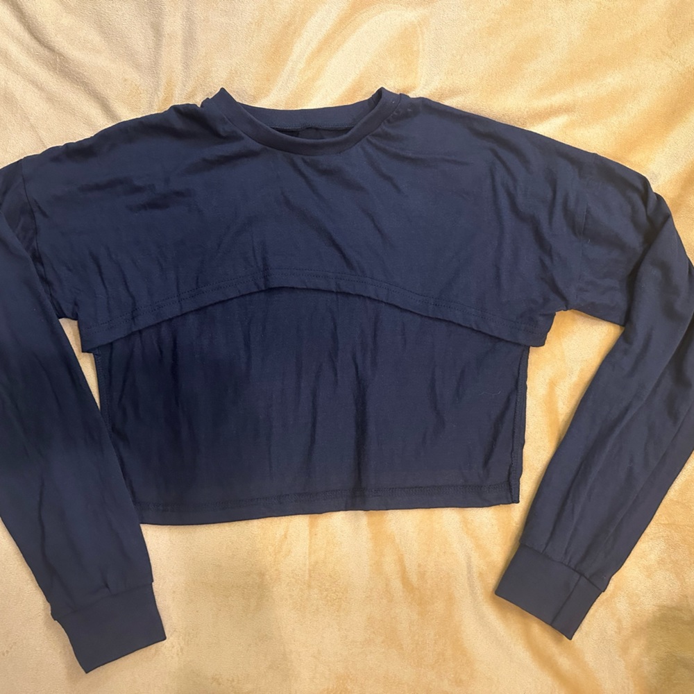 6 long sleeve crop tops